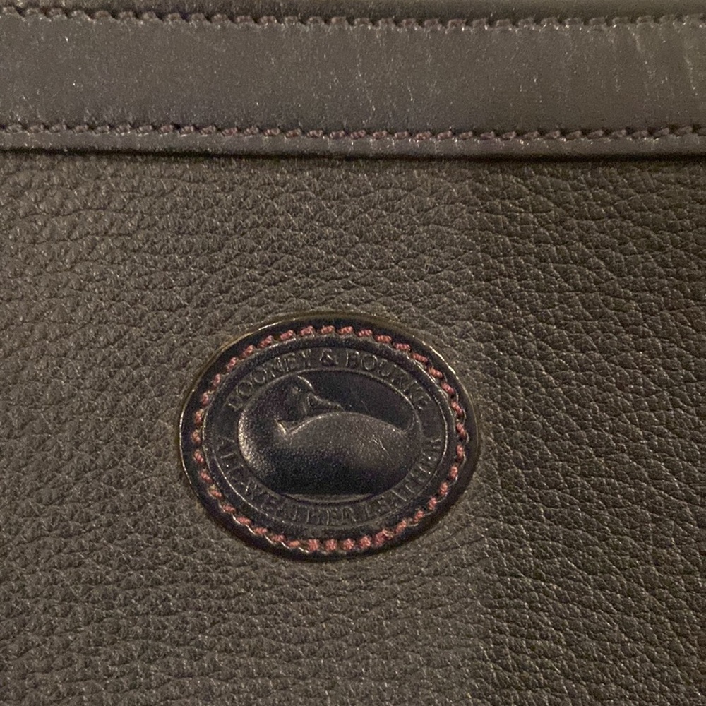 Vintage Classic Dooney & Bourke Black Pebble Leather Crossbody Bag - Picture 8 of 12